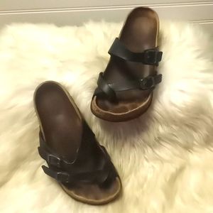 Birkenstock Black Leather Mayari Sandal